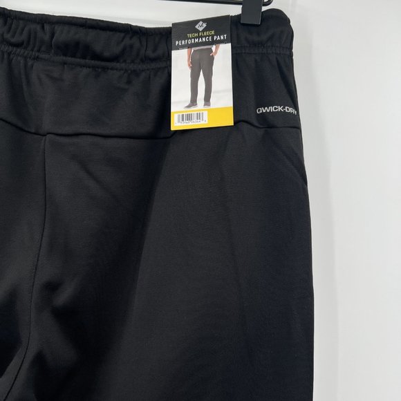 Member's Mark Mens Tech Fleece Performance Pants Athletic Sweatpants in Black XL - Picture 6 of 9